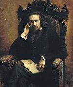 Ivan Kramskoi Vladimir Solovyov oil painting artist